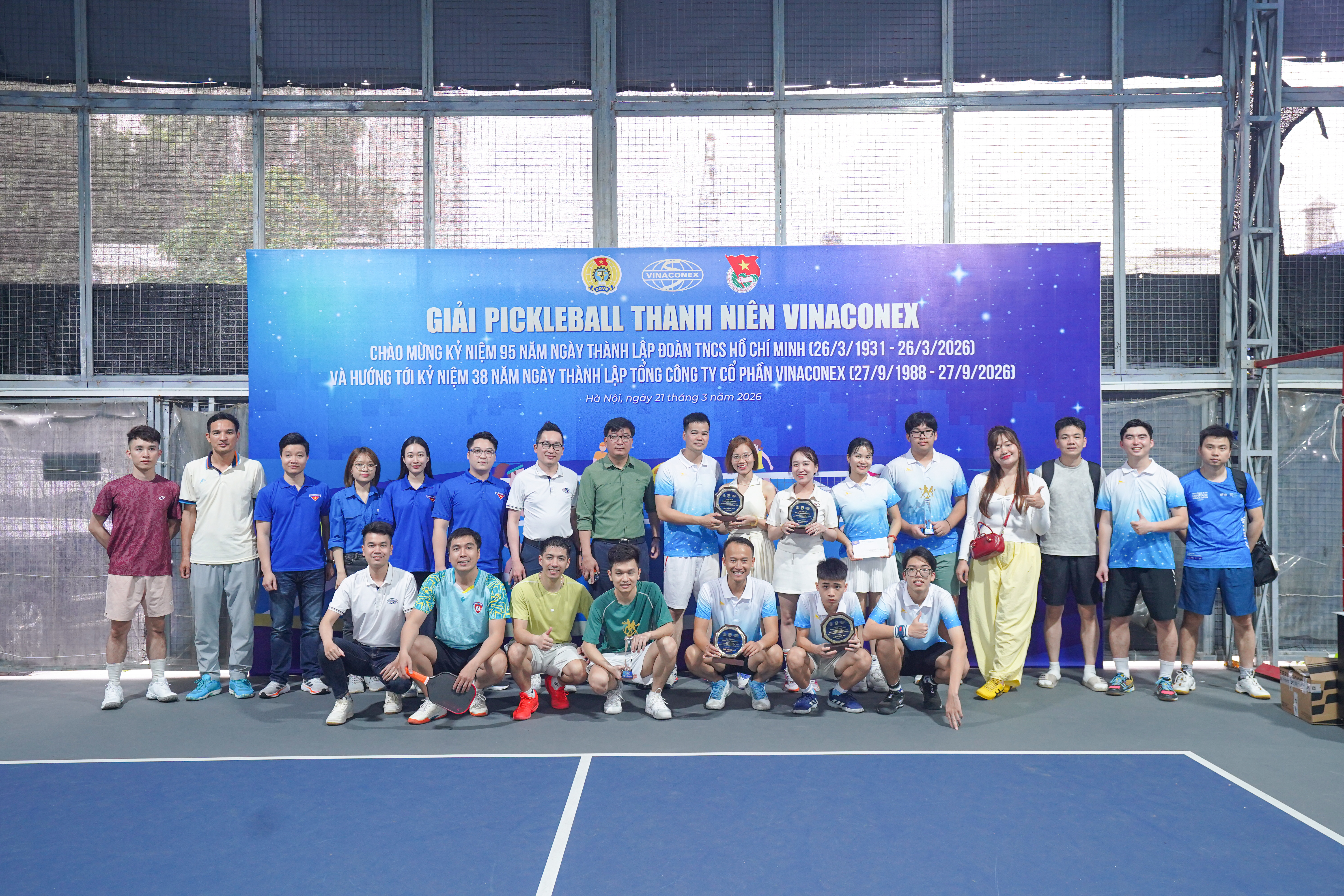 VINACONEX tổ chức thành công giải PICKLEBALL thanh niên lần thứ I – năm 2026
