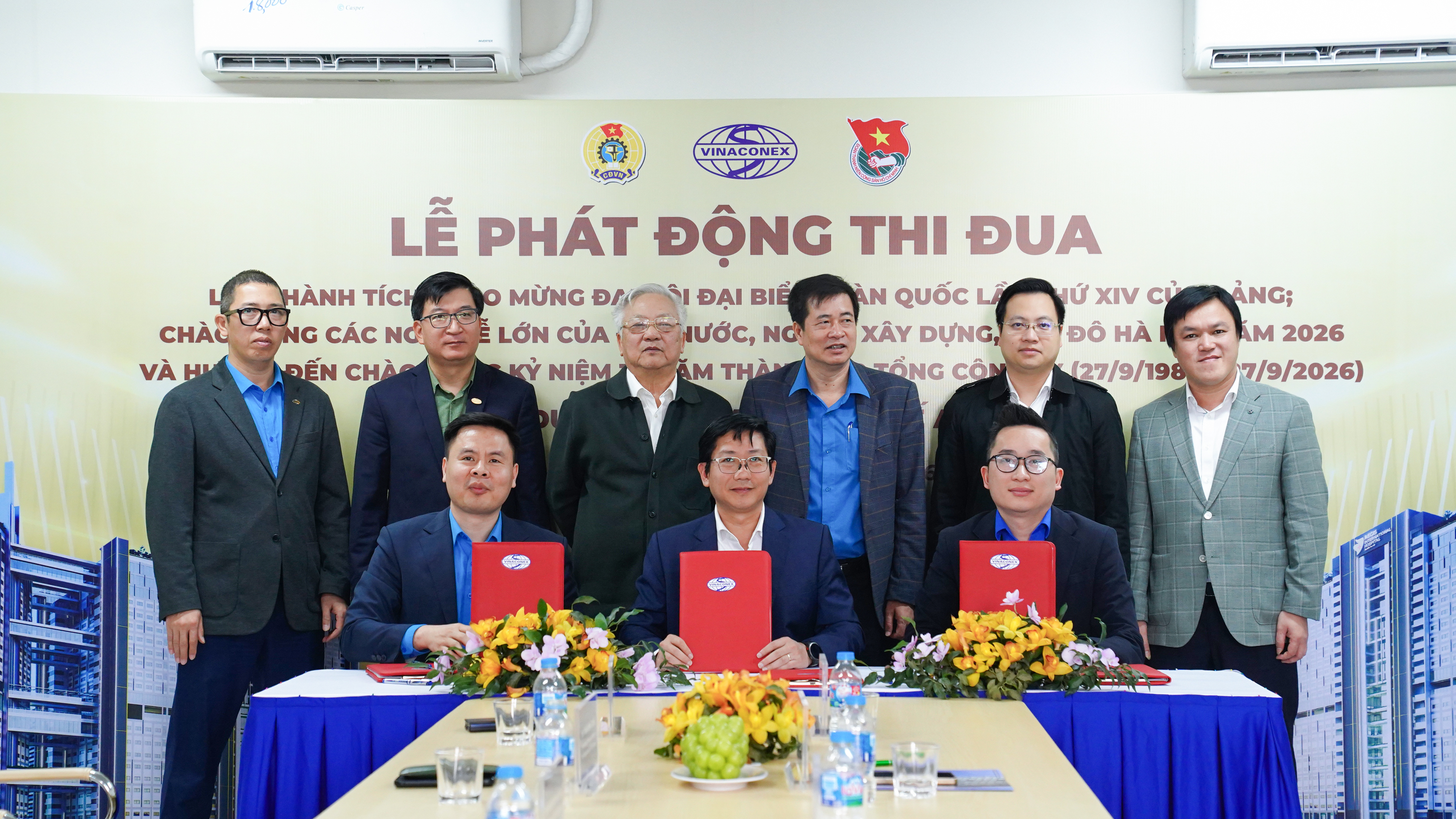 VINACONEX phát động thi đua tại dự án Bệnh viện Quốc tế AEGIS