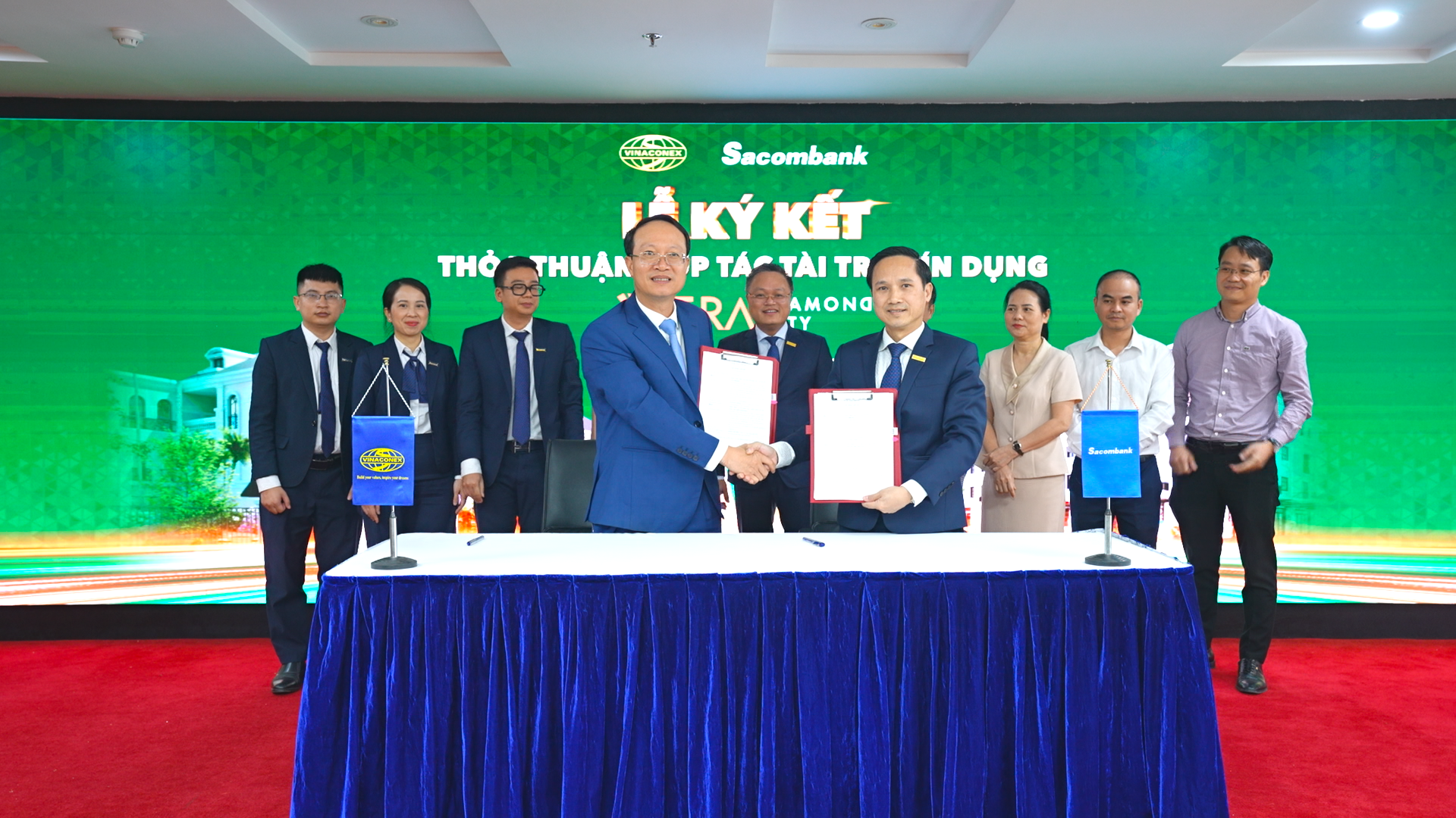 VINACONEX & SACOMBANK KÝ KẾT HỢP TÁC TÀI TRỢ TÍN DỤNG – MỞ RỘNG CƠ HỘI AN CƯ, ĐẦU TƯ TẠI VERA DIAMOND CITY