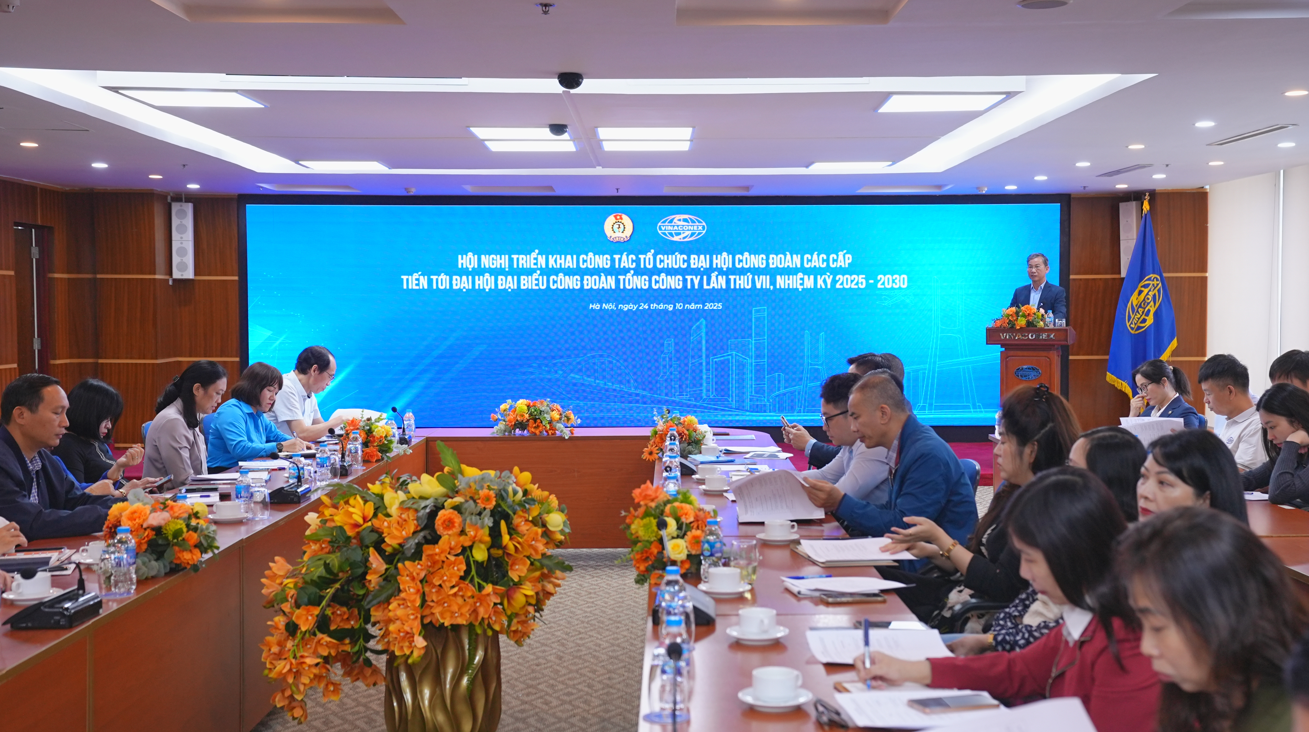 VINACONEX triển khai công tác tổ chức Đại hội Công đoàn các cấp tiến tới Đại hội đại biểu Công đoàn Tổng công ty lần thứ vii, nhiệm kỳ 2025 - 2030