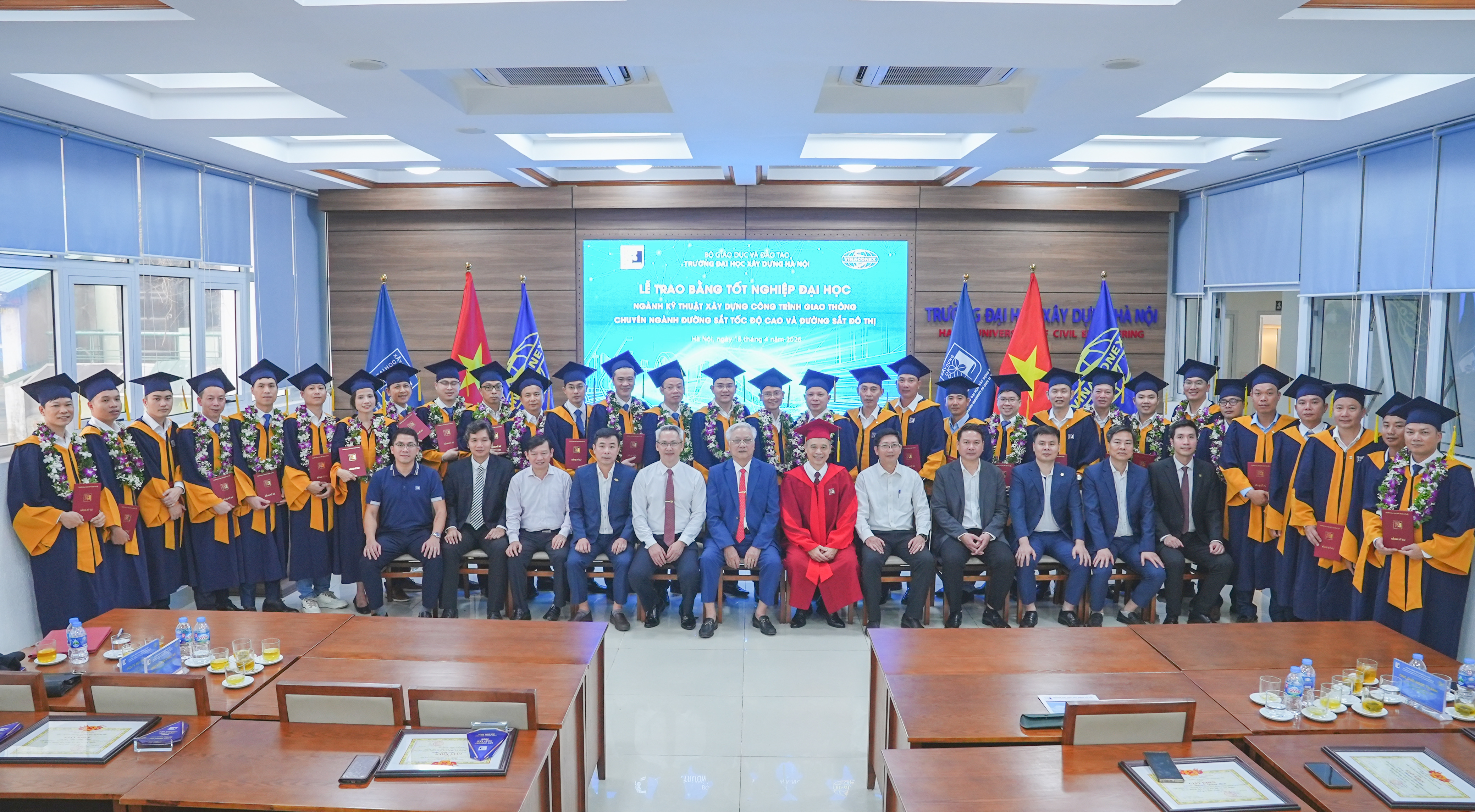 VINACONEX đồng hành đào tạo khóa kỹ sư đường sắt tốc độ cao và đường sắt đô thị đầu tiên tại Việt Nam