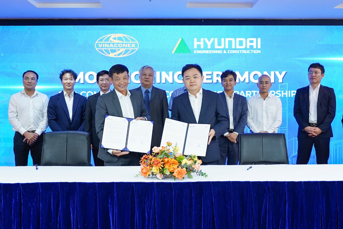 Vinaconex tiếp tục là đối tác chiến lược của Hyundai E&C