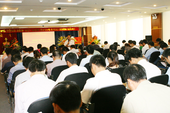 Đảng ủy TCT tổ chức khóa Bồi dưỡng kết nạp Đảng viên năm 2014