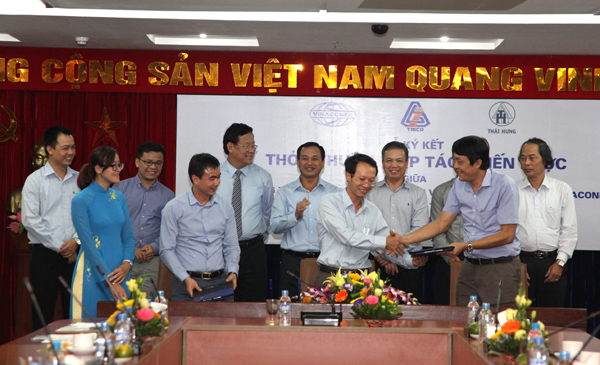 Ký kết thỏa thuận hợp tác chiến lược giữa Vinaconex – Công ty CP Gang thép Thái Nguyên – Công ty CP TM Thái Hưng