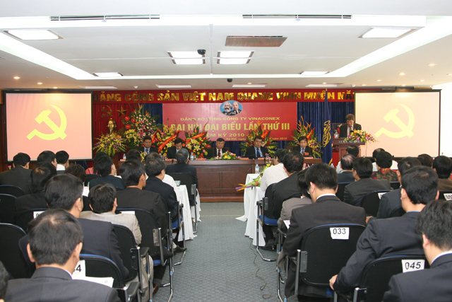 Tổng công ty VINACONEX tổ chức thành công Đại hội đại biểu Đảng bộ khóa III