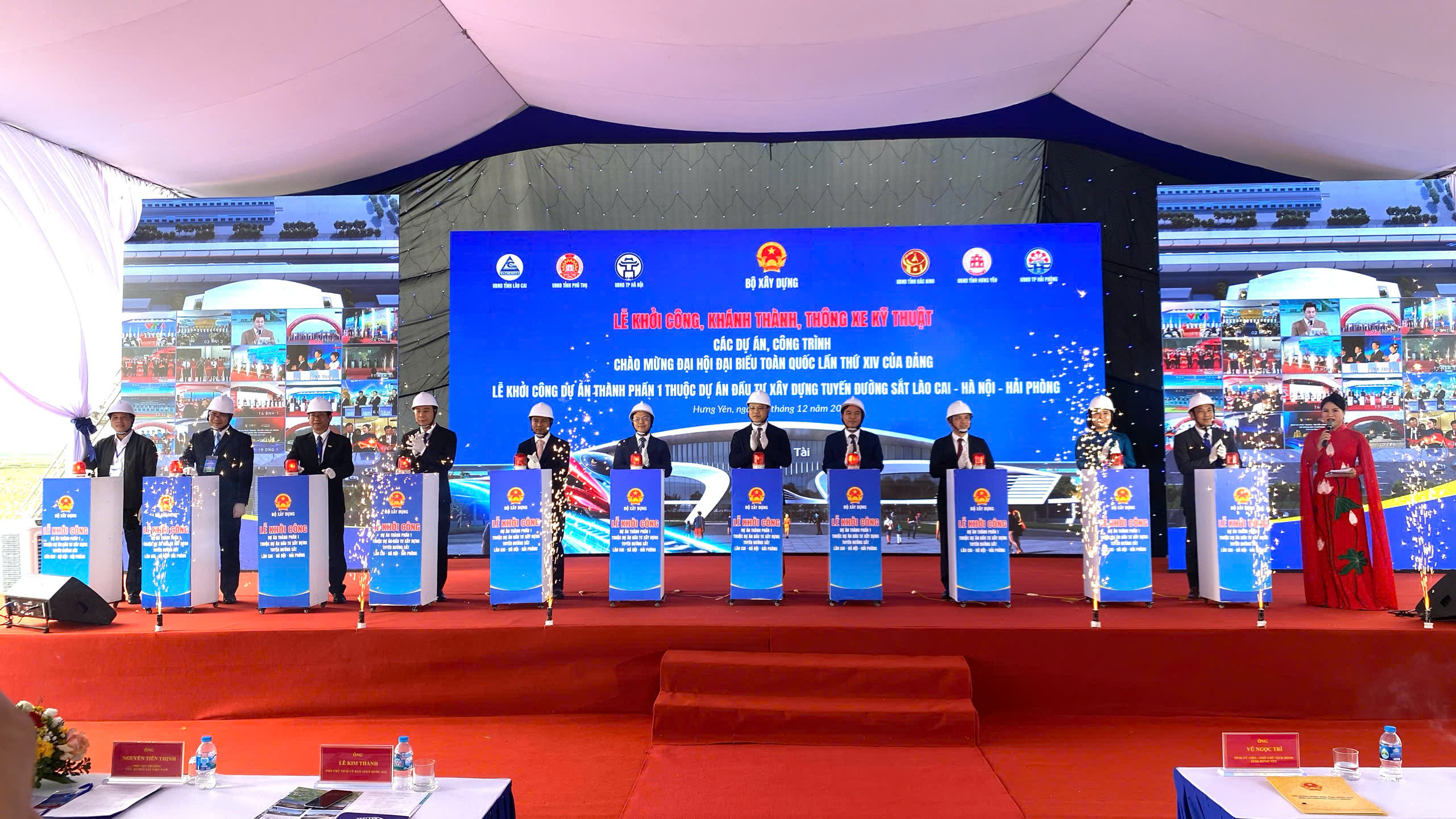 KHỞI CÔNG 5 NHÀ GA – KÍCH HOẠT TUYẾN ĐƯỜNG SẮT CHIẾN LƯỢC LÀO CAI – HÀ NỘI – HẢI PHÒNG