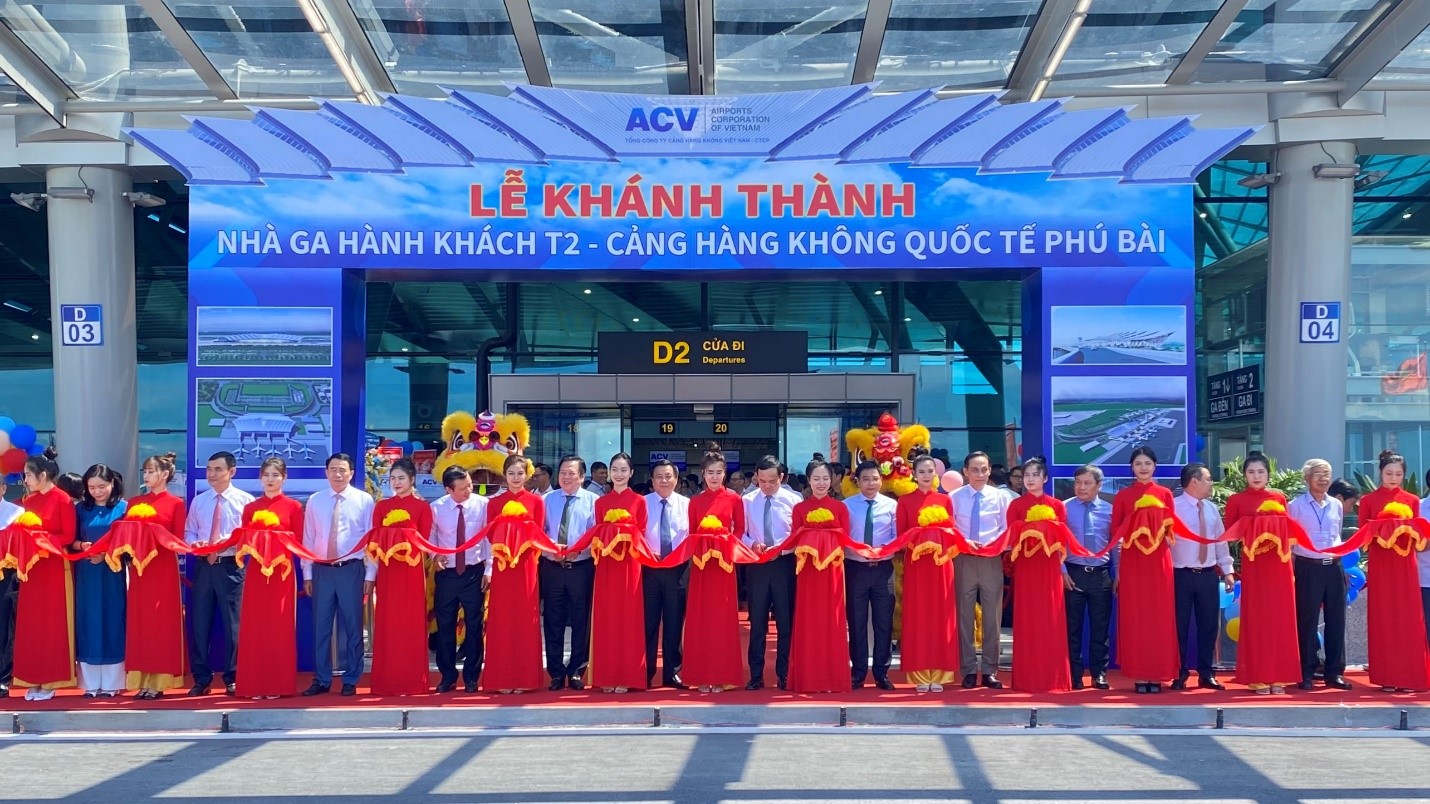 Khánh thành Nhà ga hành khách T2 – Cảng hàng không quốc tế Phú Bài