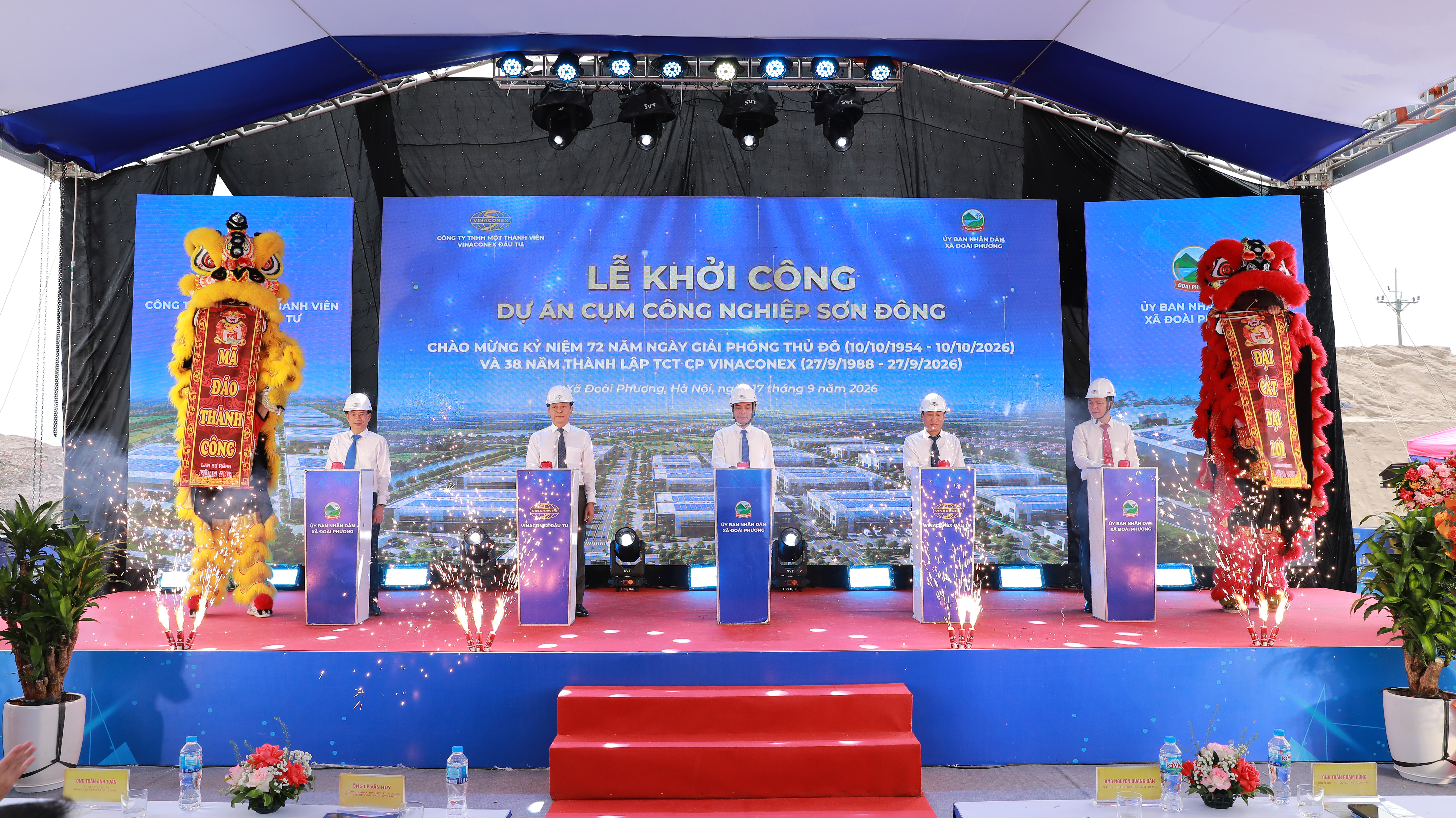 KHỞI CÔNG CỤM CÔNG NGHIỆP SƠN ĐÔNG - Không gian sản xuất mới phía Tây thủ đô