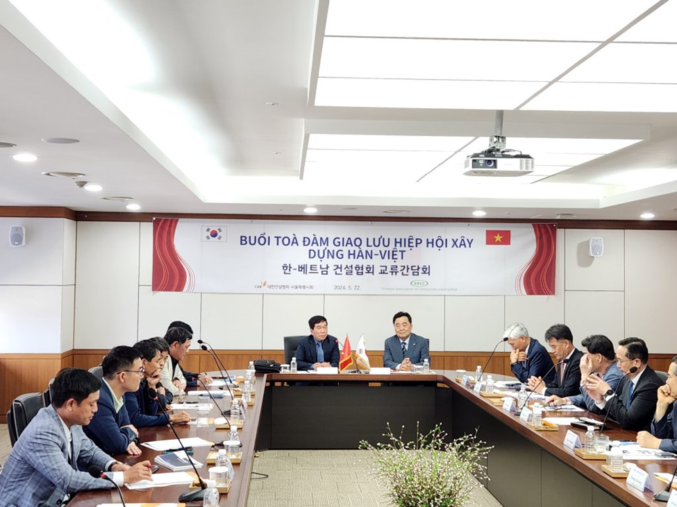 VINACONEX tham dự Tọa đàm - Giao lưu Hiệp hội xây dựng Hàn – Việt
