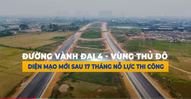 Đường Vành đai 4 - vùng Thủ đô - Diện mạo sau 17 tháng nỗ lực thi công