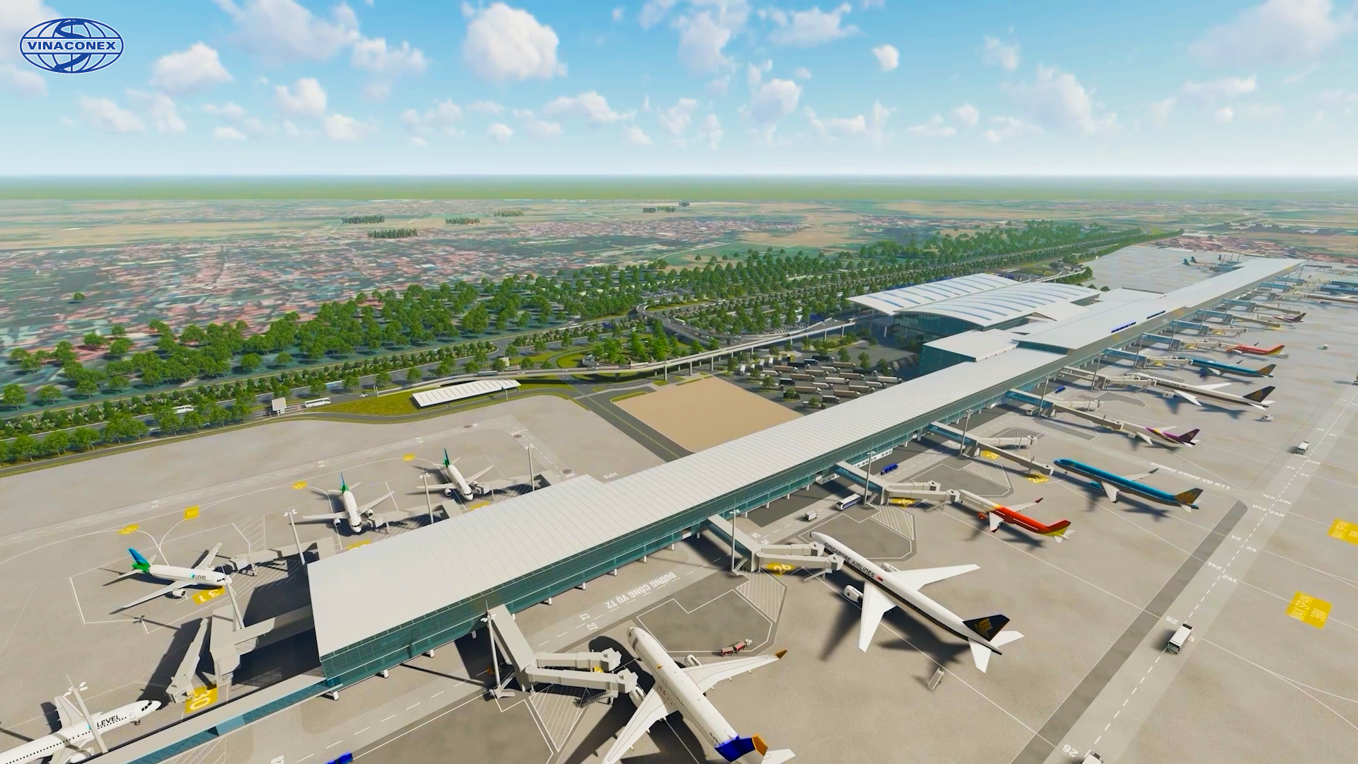 Gói thầu số 12: Thi công xây dựng, cung cấp và lắp đặt thiết bị công trình mở rộng nhà ga T2