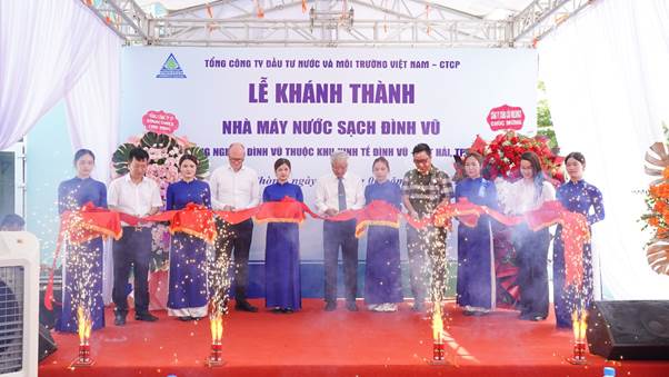 VIWASEEN khánh thành nhà máy nước sạch Đình Vũ