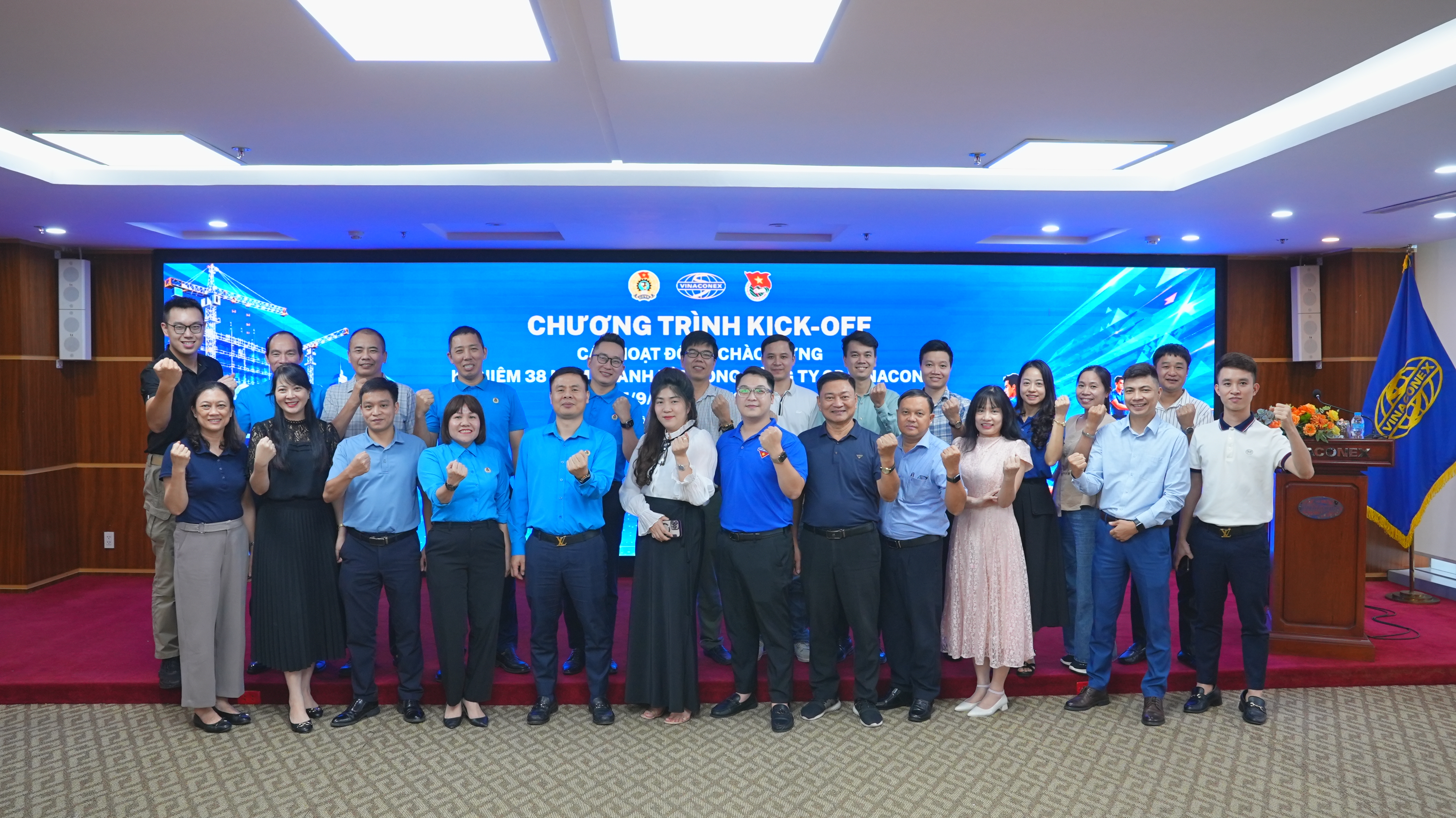VINACONEX khởi động chuỗi hoạt động chào mừng kỷ niệm 38 năm ngày thành lập