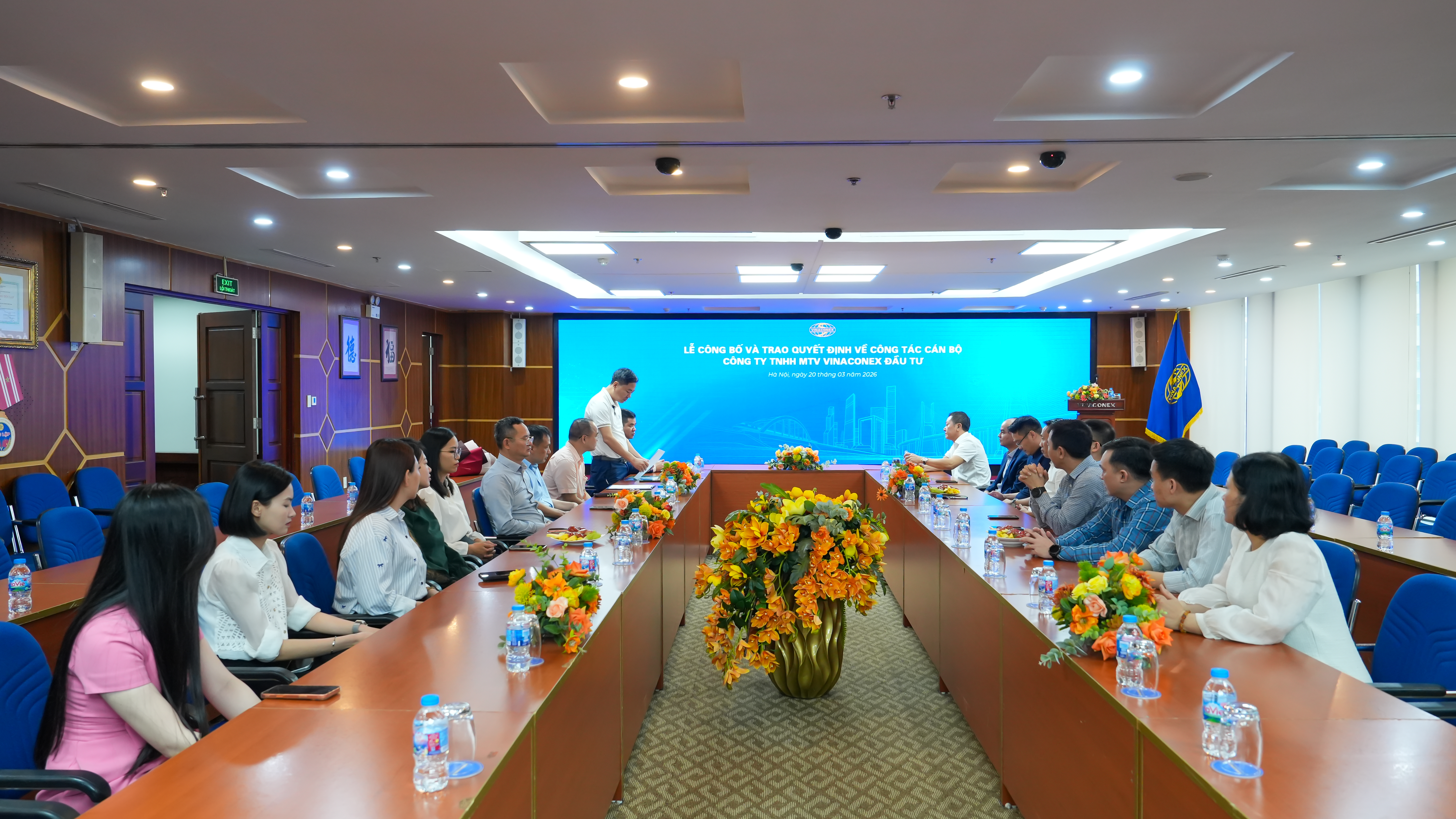 Tổng công ty kiện toàn nhân sự tại VINACONEX INVEST