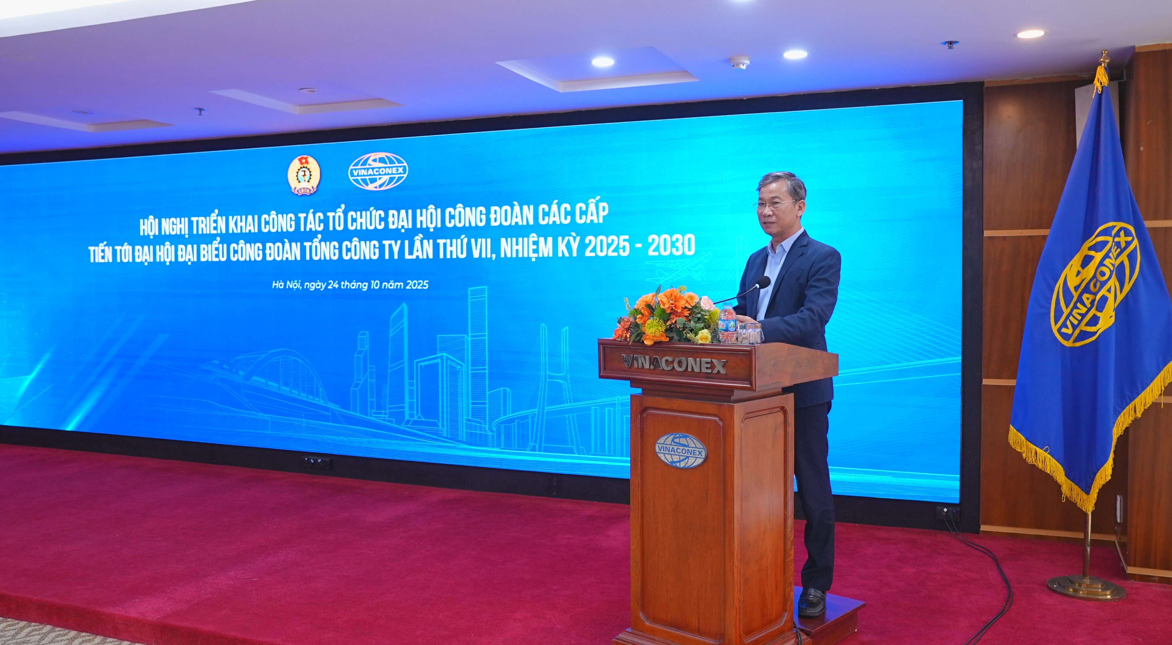 VINACONEX triển khai công tác tổ chức Đại hội Công đoàn các cấp tiến tới Đại hội đại biểu Công đoàn Tổng công ty lần thứ vii, nhiệm kỳ 2025 - 2030
