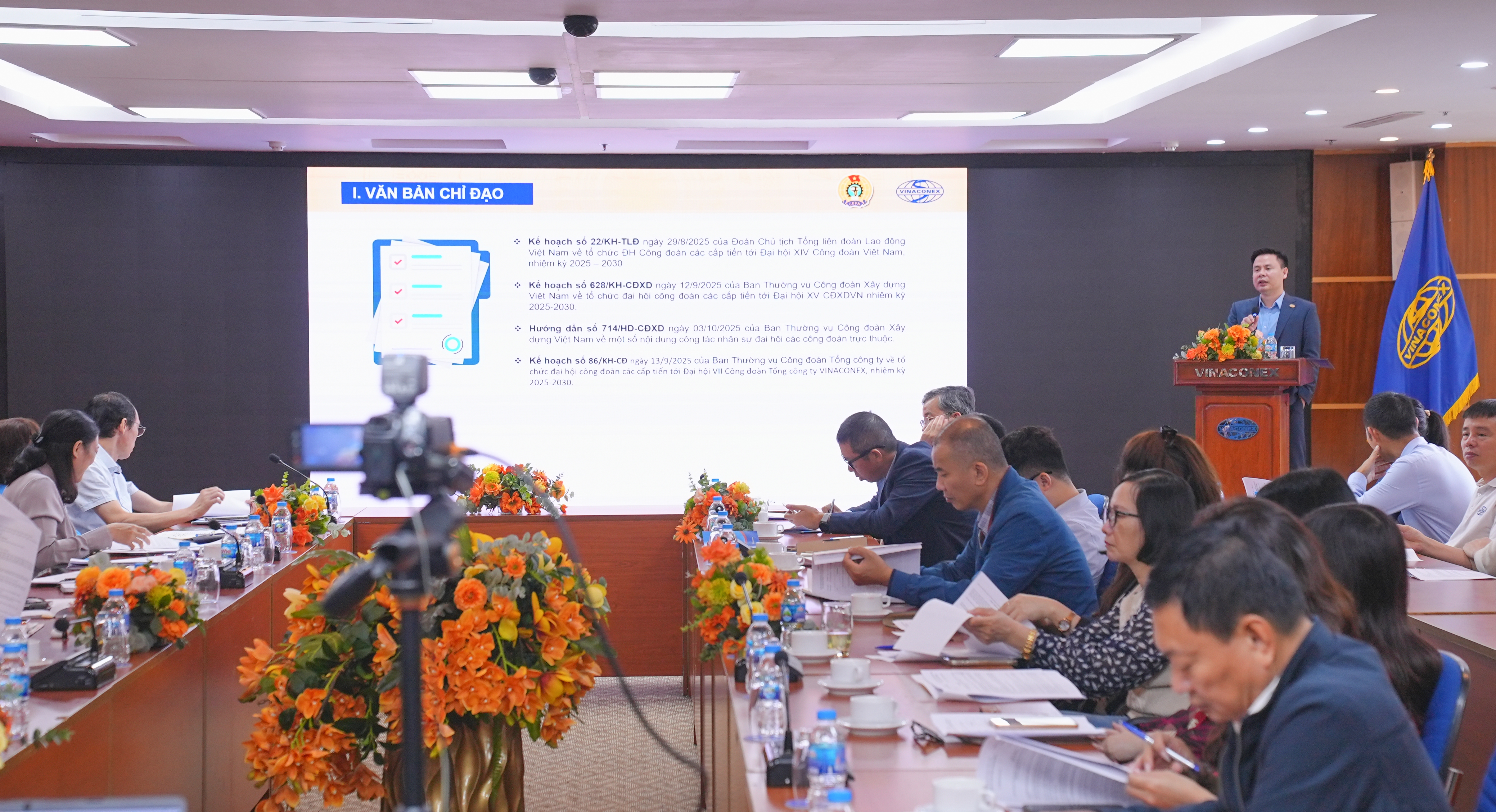 VINACONEX triển khai công tác tổ chức Đại hội Công đoàn các cấp tiến tới Đại hội đại biểu Công đoàn Tổng công ty lần thứ vii, nhiệm kỳ 2025 - 2030