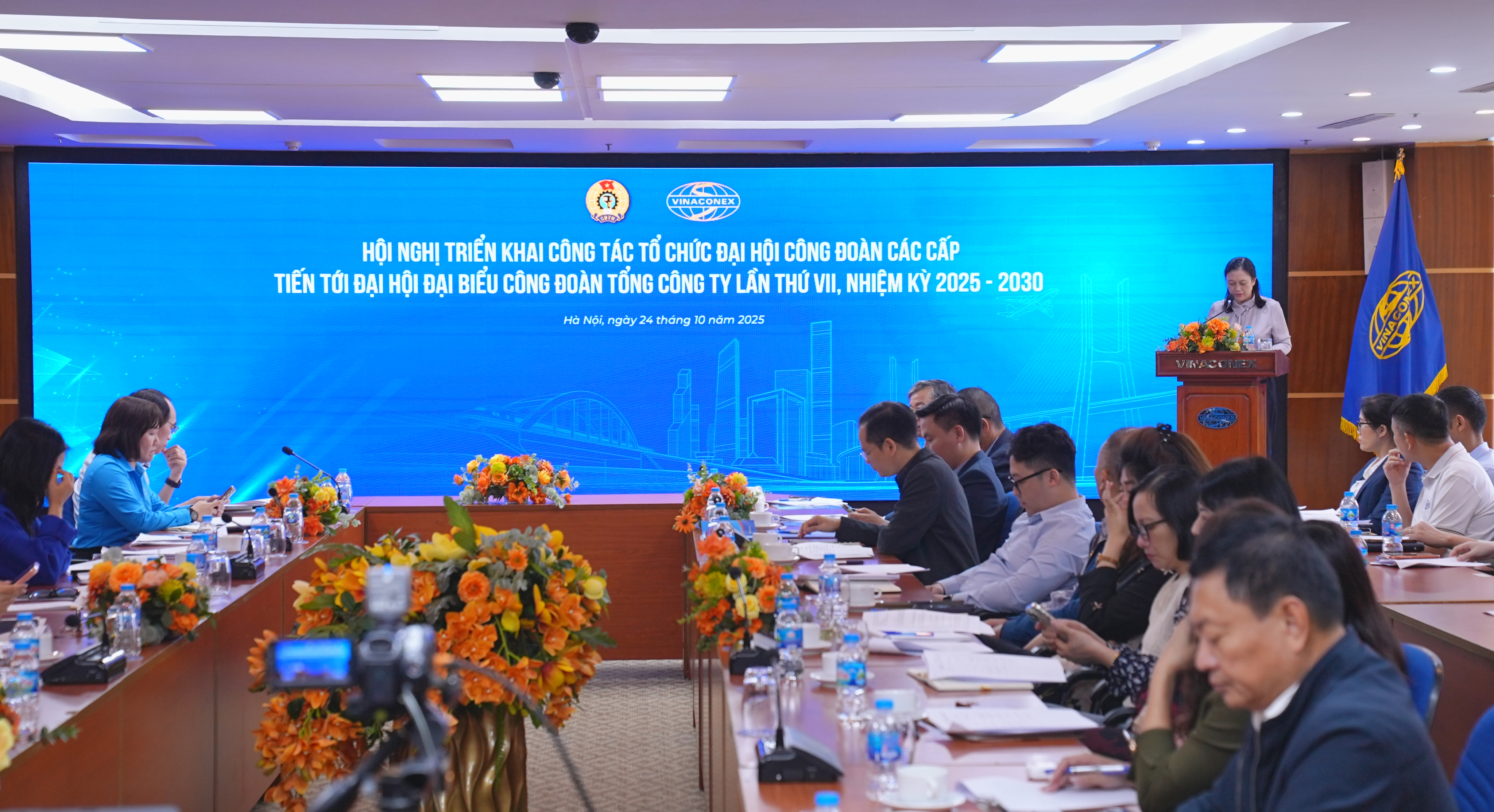 VINACONEX triển khai công tác tổ chức Đại hội Công đoàn các cấp tiến tới Đại hội đại biểu Công đoàn Tổng công ty lần thứ vii, nhiệm kỳ 2025 - 2030