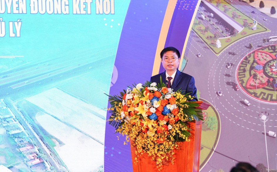 Lễ khởi công Dự án đầu tư xây dựng nút giao Phú Thứ và tuyến đường kết nối tại xã Tiên Hiệp, thành phố Phủ Lý