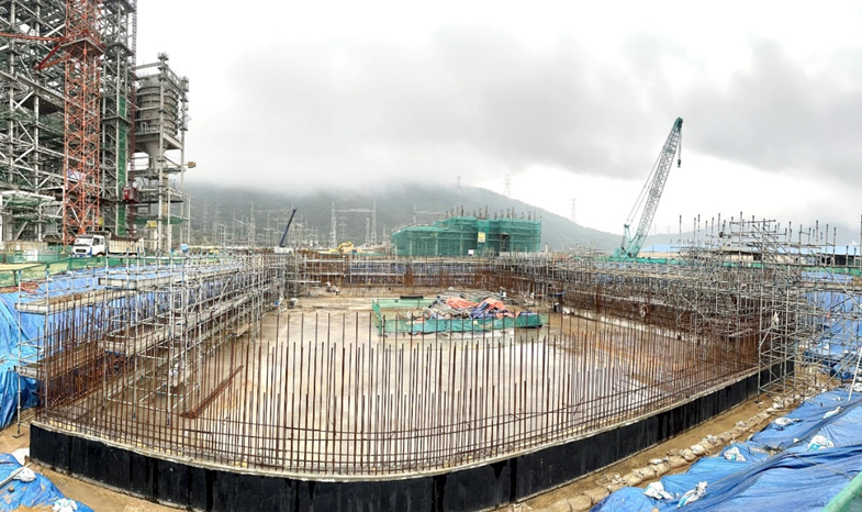 Cận cảnh công trường xây dựng nhà máy Nhiệt điện Vũng Áng 2