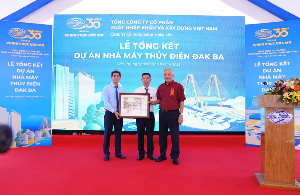 CLOSING CEREMONY FOR THE DAK BA HYDROPOWER PLANT
