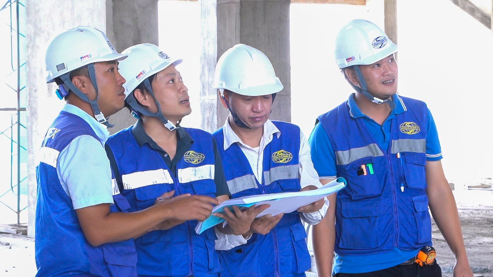 VINACONEX IS DEDICATED TO COMPLETING THE NAM DINH PROVINCIAL GENERAL HOSPITAL PROJECT ON TIME.