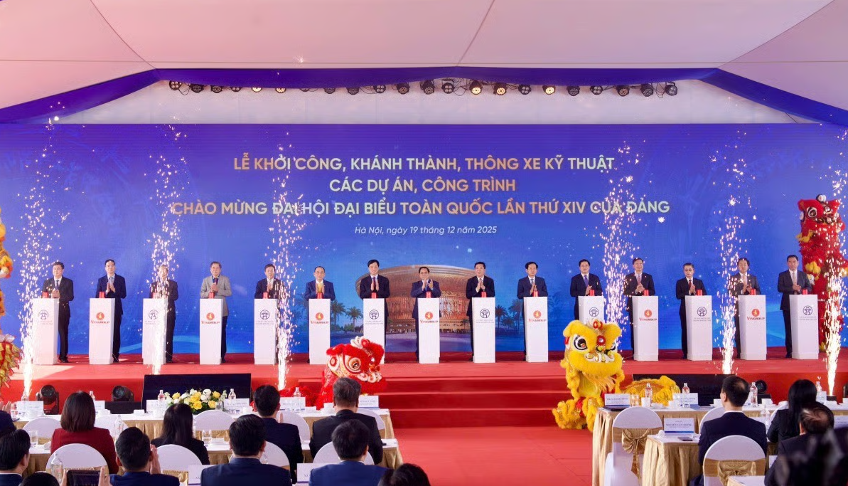 LỄ KHỞI CÔNG KHÁNH THÀNH ĐỒNG LOẠT CÁC CÔNG TRÌNH TRỌNG ĐIỂM CHÀO MỪNG ĐẠI HỘI ĐẠI BIỂU TOÀN QUỐC LẦN THỨ XIV CỦA ĐẢNG - 19/12/2025