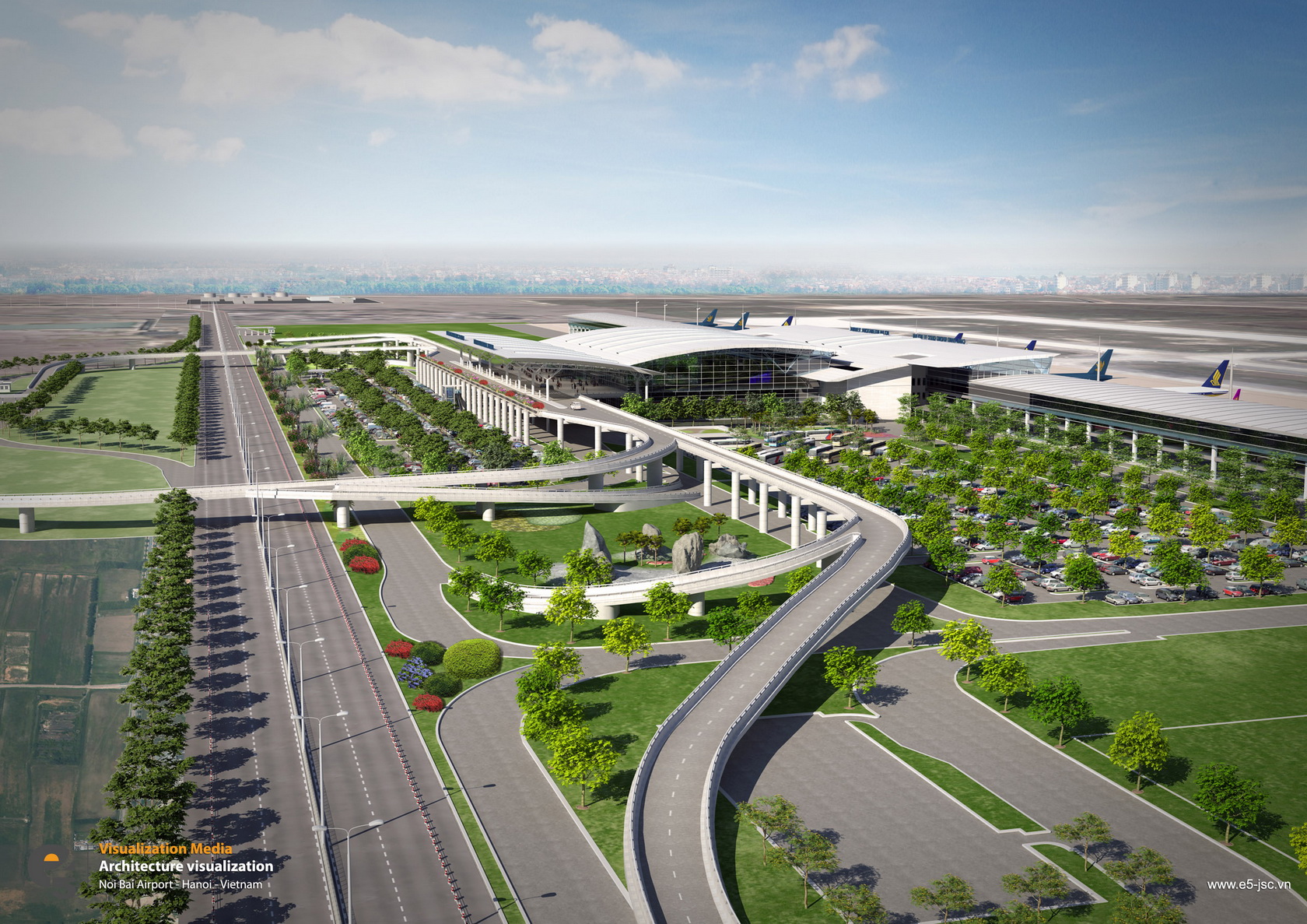 Thi công xây dựng, cung cấp và lắp đặt thiết bị công trình Mở rộng sân đỗ máy bay khu vực nhà ga hành khách T2 - Cảng HKQT Nội Bài