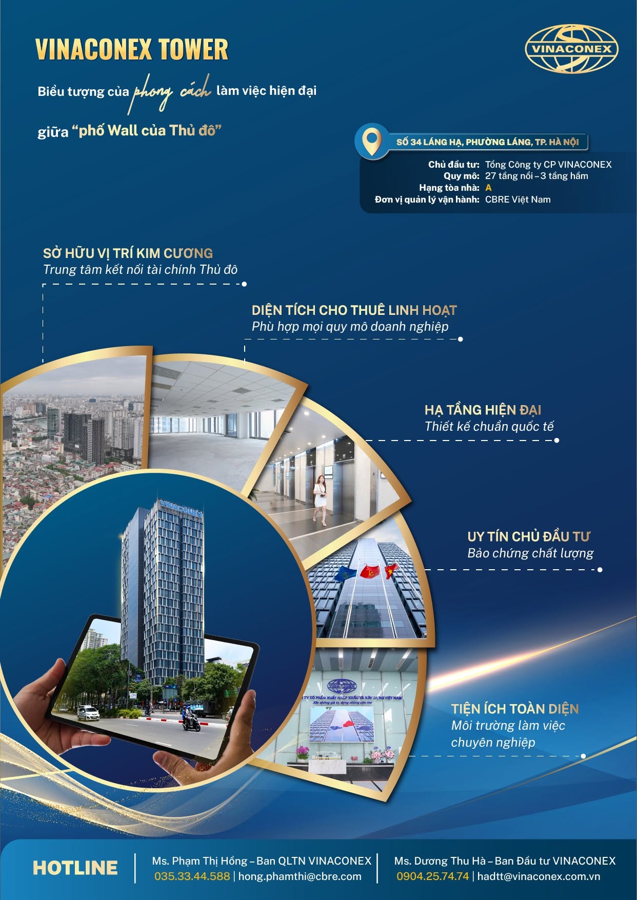 VINACONEX TOWER – Không gian văn phòng linh hoạt, hiện đại cho doanh nghiệp