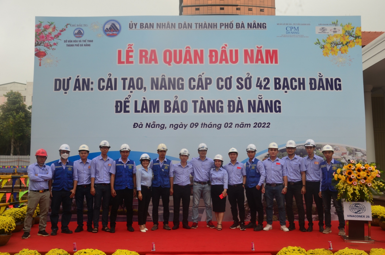 Lãnh đạo thành phố Đà Nẵng dự lễ ra quân đầu năm tại các dự án trọng điểm