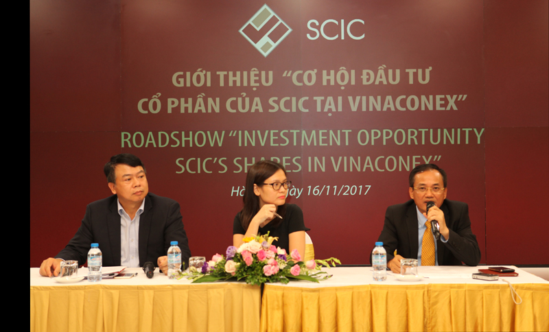Roadshow giới thiệu cơ hội đầu tư cổ phần của SCIC tại Vinaconex