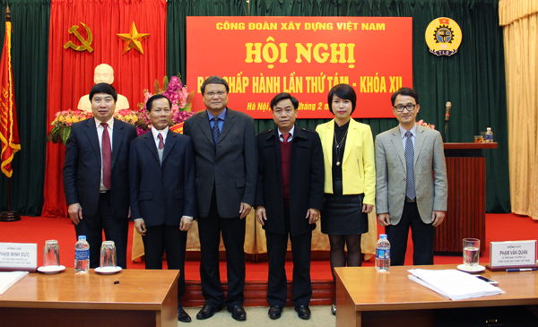 Hội nghị lần thứ 8 BCH Công đoàn Xây dựng Việt Nam (khóa XII) thành công tốt đẹp