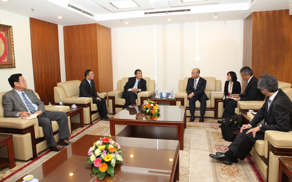 Đoàn lãnh đạo Tập đoàn TAISEI - Nhật Bản thăm và làm việc tại Tổng công ty