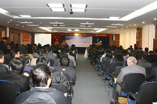 Hội nghị tổng kết năm 2010, triển khai nhiệm vụ 2011 Tổng công ty CP VINACONEX