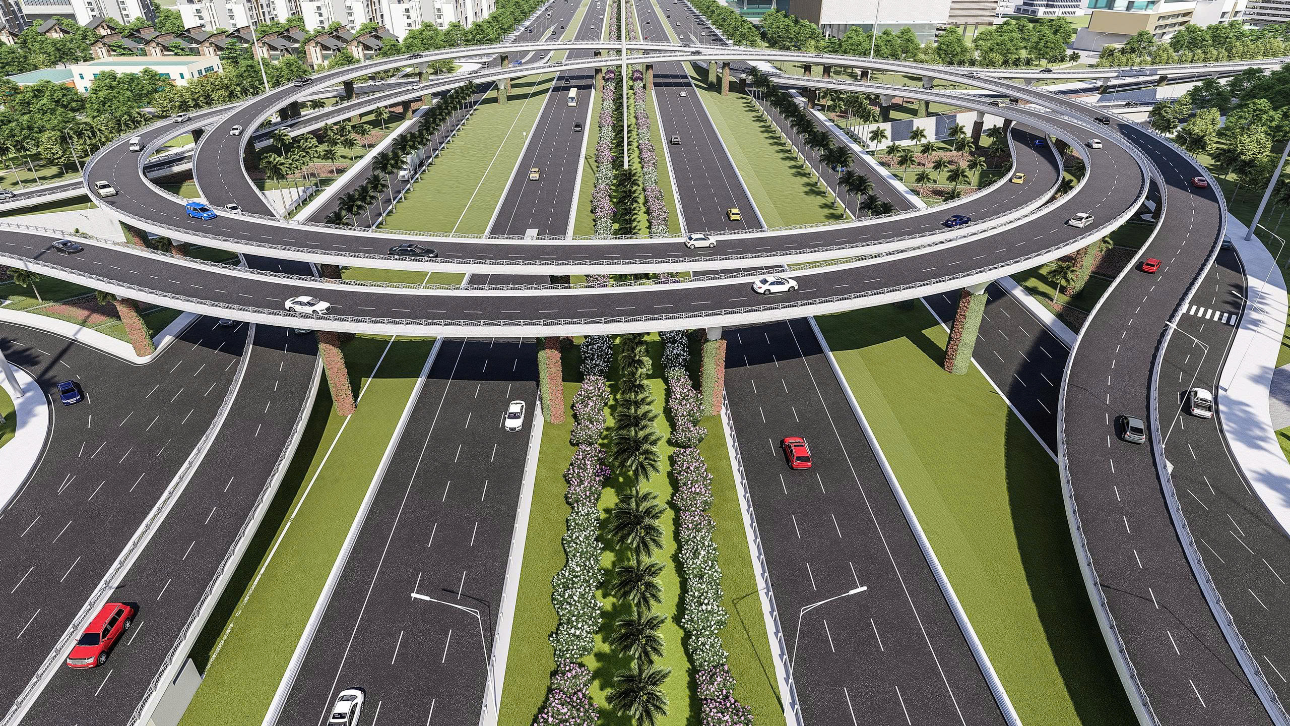 Hình ảnh mới nhất dự án “Siêu nút giao” vành đai 3,5 qua Đại lộ Thăng Long